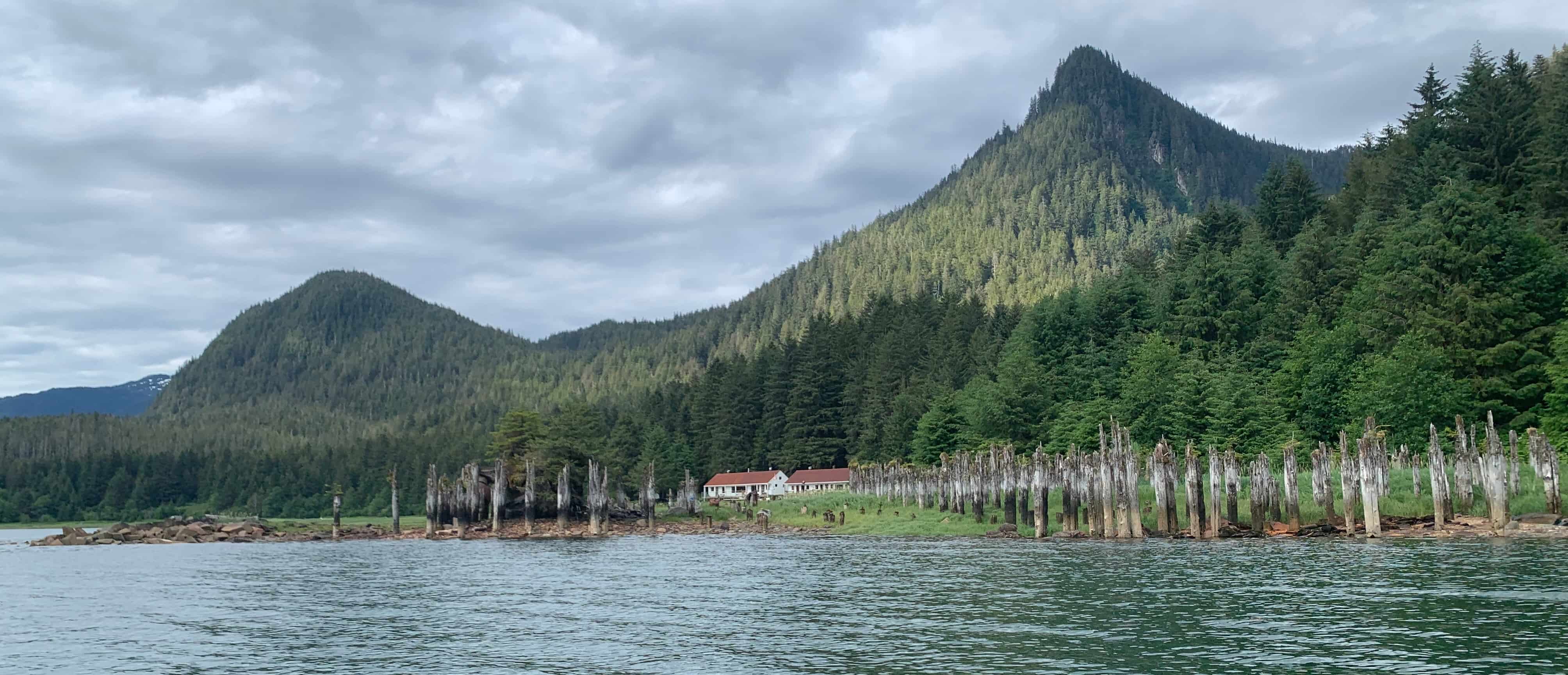 Taku Harbor with steeple peak